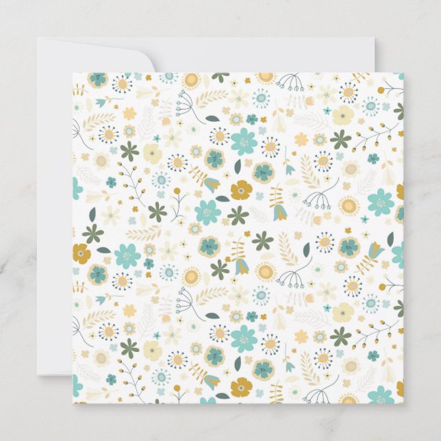 Invitación Floral (Anverso)