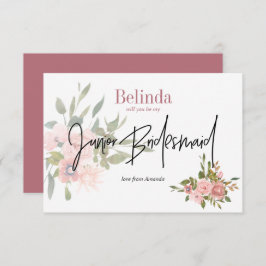 Invitación Floral acuática será mi novia