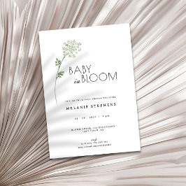 Invitación Floral Baby in Bloom Baby Shower