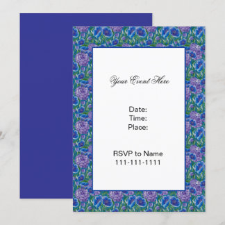 Invitación floral Bellisima Hydrangea