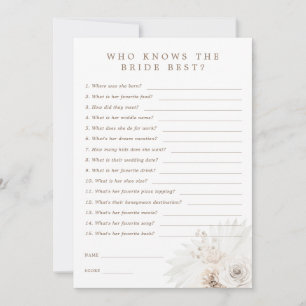 Invitación Floral blanca que conoce la mejor carta de juego p