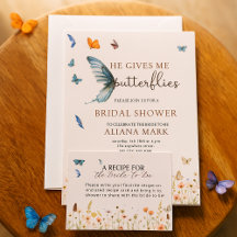 Floral Boho Me Da Butterflies Bridal Shower