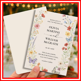 Invitación Floral Boho Terracotta Boda