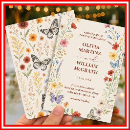 Invitación Floral Boho Terracotta Boda