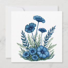 Invitación floral botánica elegante