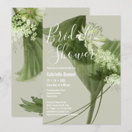 Invitación Floral Botánico Acuarela Moderno | Champán