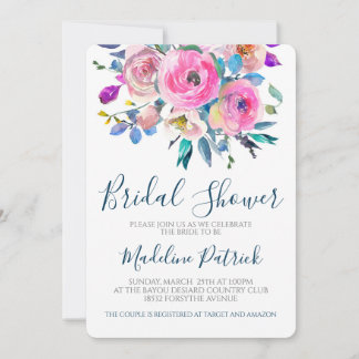 Invitación Floral Bouquet Bridal Shower