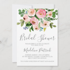 Invitación Floral Bouquet Bridal Shower