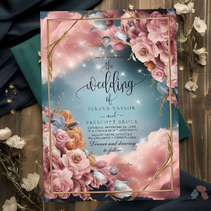 Invitación Floral Bouquet Fine Selección Boda de lujo