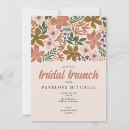 Invitación Floral Bridal Brunch Shower