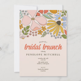 Invitación Floral Bridal Brunch Shower