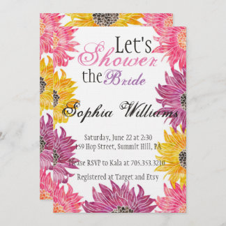 Invitación Floral Bridal Shower