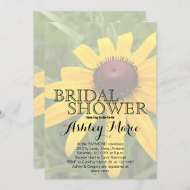 Invitación Floral Bridal Shower | Fotografía de Rudbeckia Úni
