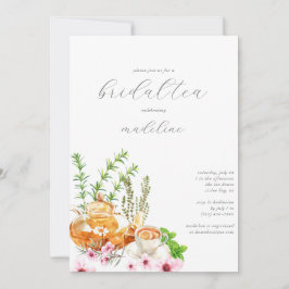 Invitación Floral Bridal Tea Bridal Bridal Shower