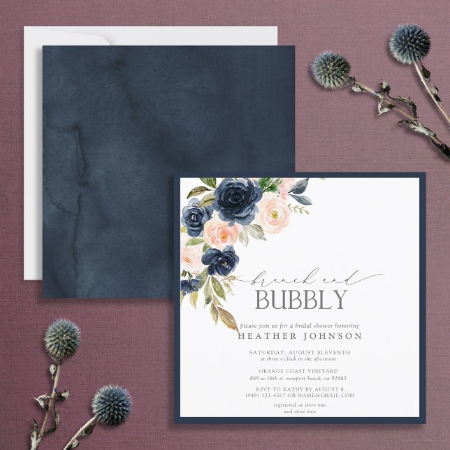 Invitación Floral Brunch & Bubbly Shower (Subido por el creador)