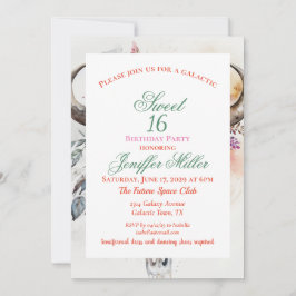 Invitación Floral Bull Skull Watercolor Art