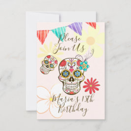 Invitación floral con Rosa de arcilla suave con sa
