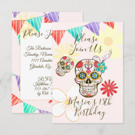 Invitación floral con Rosa de arcilla suave con sa