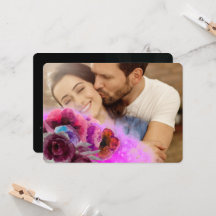 Floral de color de borgoña rosa 2 fotos Boda