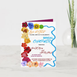 Invitación floral de Despedida de Soltera, Despedi