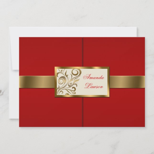 Invitación floral de los remolinos (Anverso)