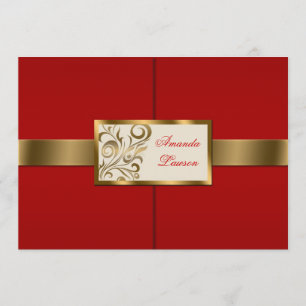 Invitación floral de los remolinos