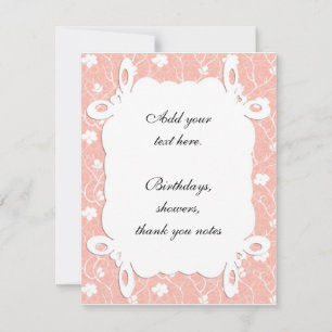 Invitación floral de Peach