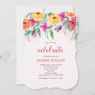 Invitación floral de primavera