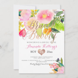 Invitación Floral de primavera y brunch de pixDezines