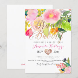 Invitación Floral de primavera y brunch de pixDezines