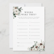 Floral de verdor de invierno donde estaban cartas 