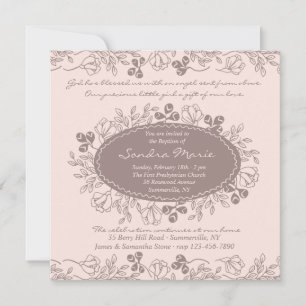 Invitación floral del encanto
