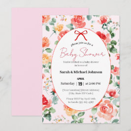 Invitación Floral Dream Baby Shower
