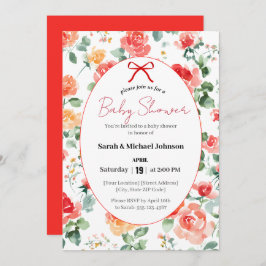 Invitación Floral Dream Baby Shower