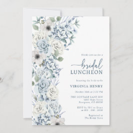 Invitación Floral Elegant Bridal Luncheon