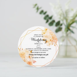 Invitación floral elegante