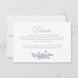 Invitación Floral Elegante Rosas Franceses Detalle de Bodas V