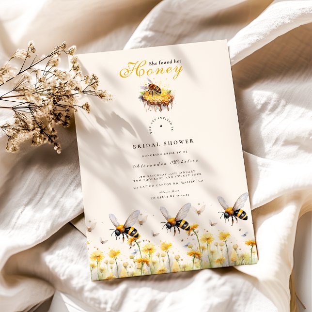 Invitación Floral, encontró a su novia de miel (Subido por el creador)