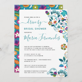 Invitación Floral estilo mexicano manejado por ducha de novia