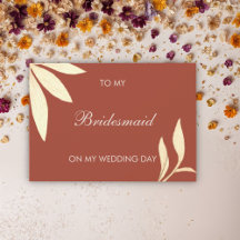 Floral eterna a mi dama de honor en mi día de boda