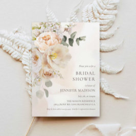 Invitación Floral Eucalyptus Bridal Shower
