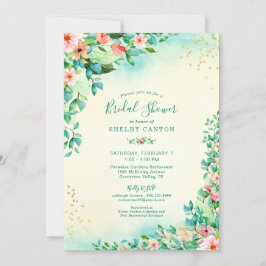 Invitación Floral Floral Bridal Shower
