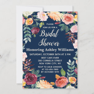 Invitación Floral Floral Bridal Shower