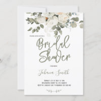 Floral floral de marfil de color blanco gris ducha