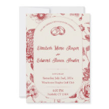 Floral floral rica roja francesa