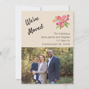 Invitación Floral fotográfica que hemos movido