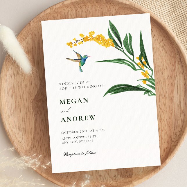 Invitación Floral garden wedding  (Subido por el creador)