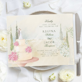 Invitación Floral garden wedding decoration