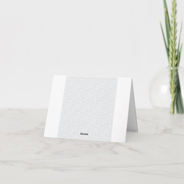 Invitación Floral geométrica gris claro |Patrón de verano mod (Reverso)