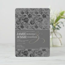 Floral gris oscuro